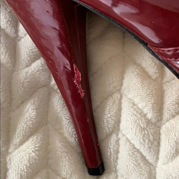 JustFab Maroon Sexy Heels - Picture 5 of 6